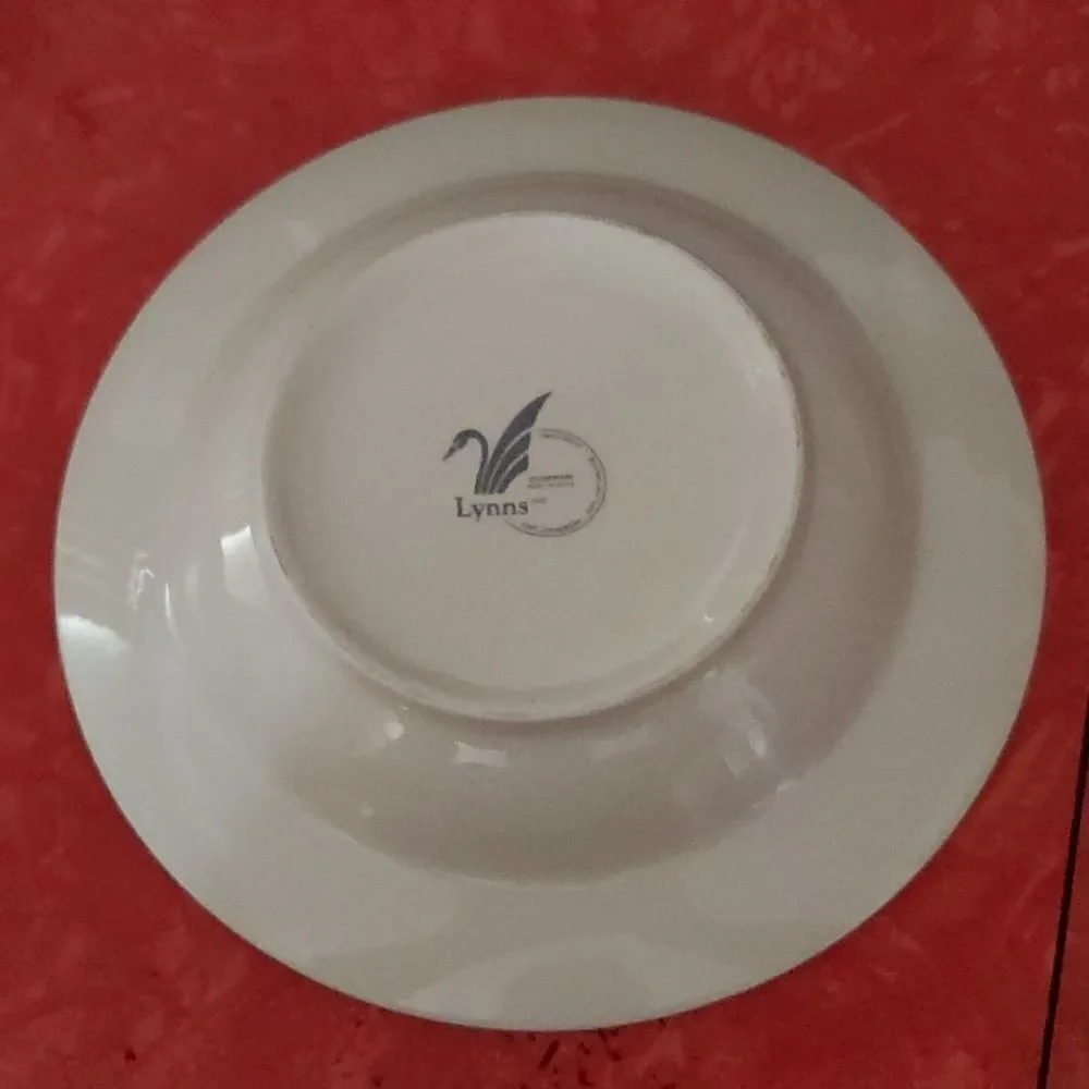 Lynns Stoneware Savanna Rim Cereal Soup Bowl 8.75